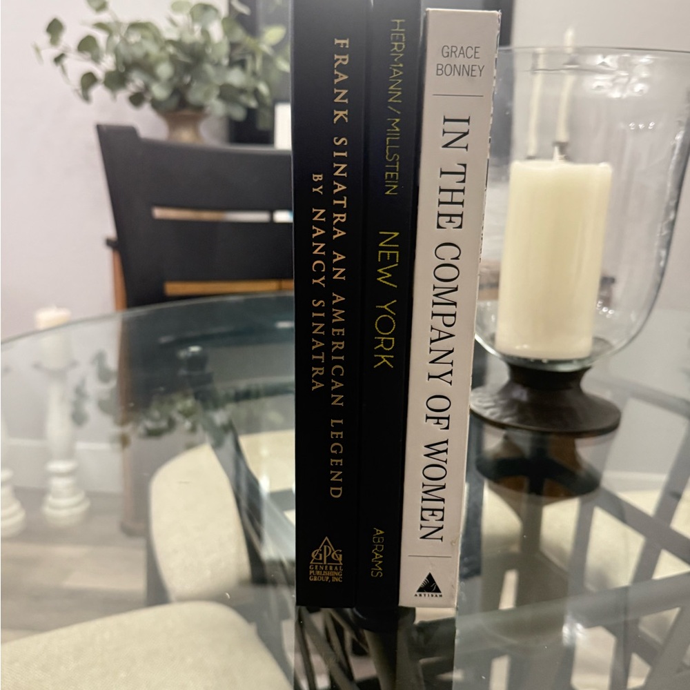 Three Coffee Table Books